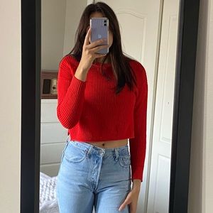 Target cropped sweater